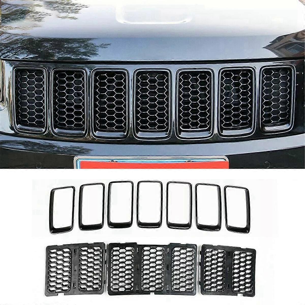 10x Front Grille Insert Ring Mesh Trim Cover Kit for Grand