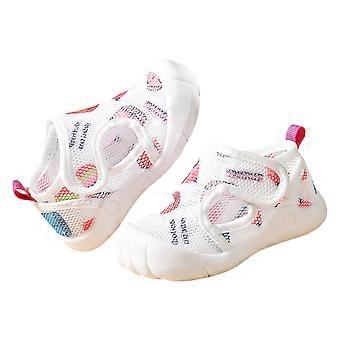 Anti-Rutsch-Sandalen für Babys, Mädchen, Jungen, Kleinkinder, Unisex, Lauflernschuhe, Sommer-Sandalen, Lauflernschuhe, Air-Mesh-Sandalen, Rosa