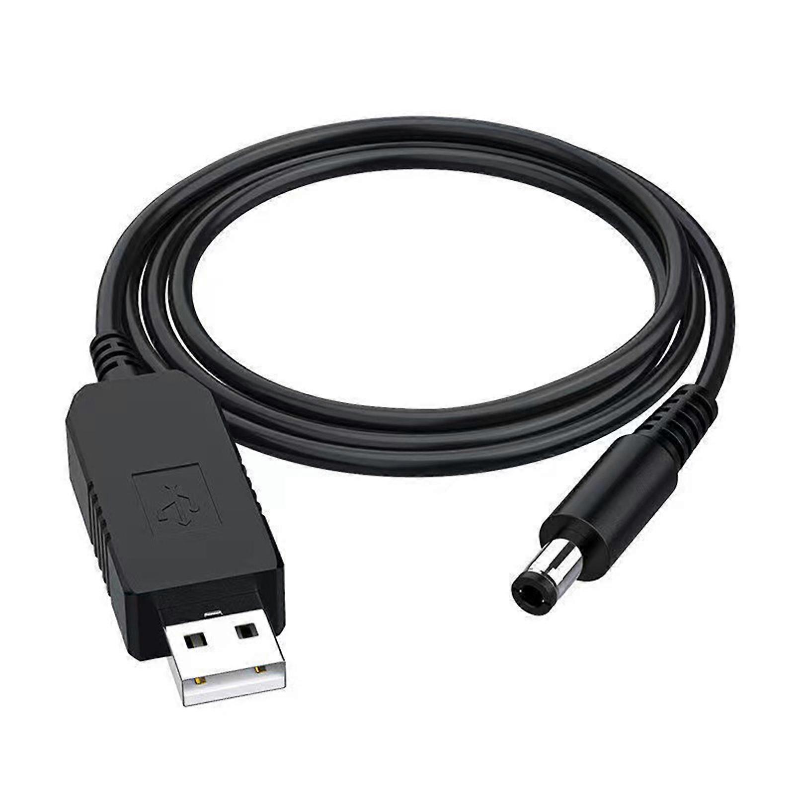 USB to DC5.5mm Barrel Connector Power Cable Voltage Step Up Converter Cord USB Power Step Up Line DC 5V to DC8.4V/9V/12V