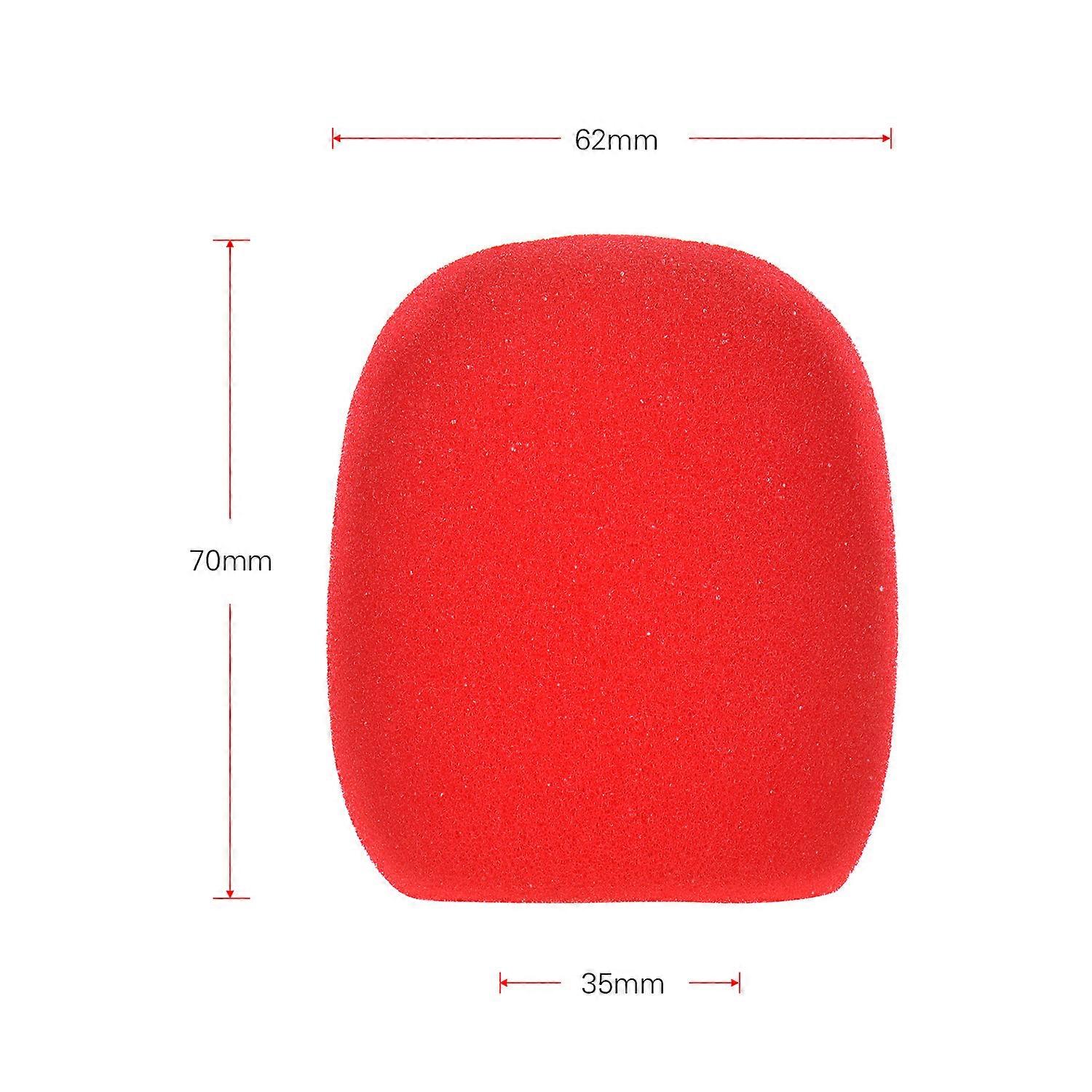 5stk håndholdt mikrofon forruder Mikrofonskumdæksler kompatible med standard kuglemikrofoner til KTV Karaoke DJ