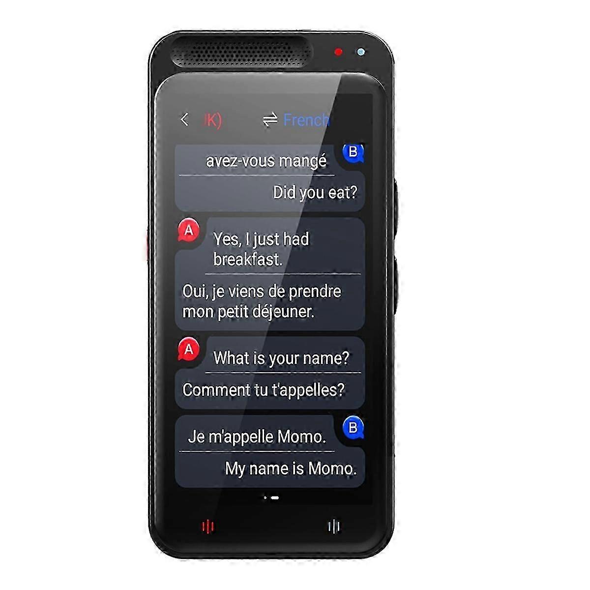 138 Language Translator Device with Two-Way Instant Translation, 4.1Inch HD Screen, Offline & Online Modes