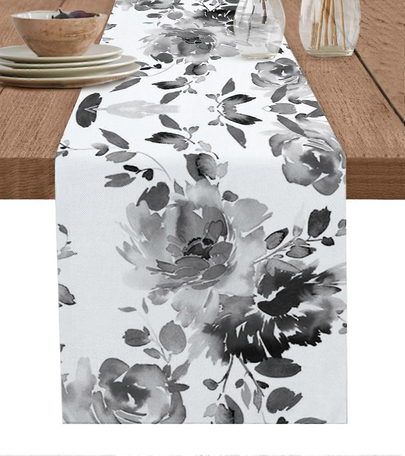 Non-slip table runner for dining room and banquet use, 13x60 inches