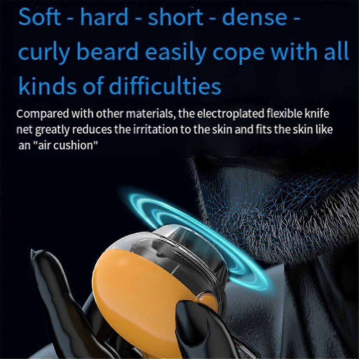 Astronaut Electric Shaver with RGB Light Portable USB Shaver Men's A