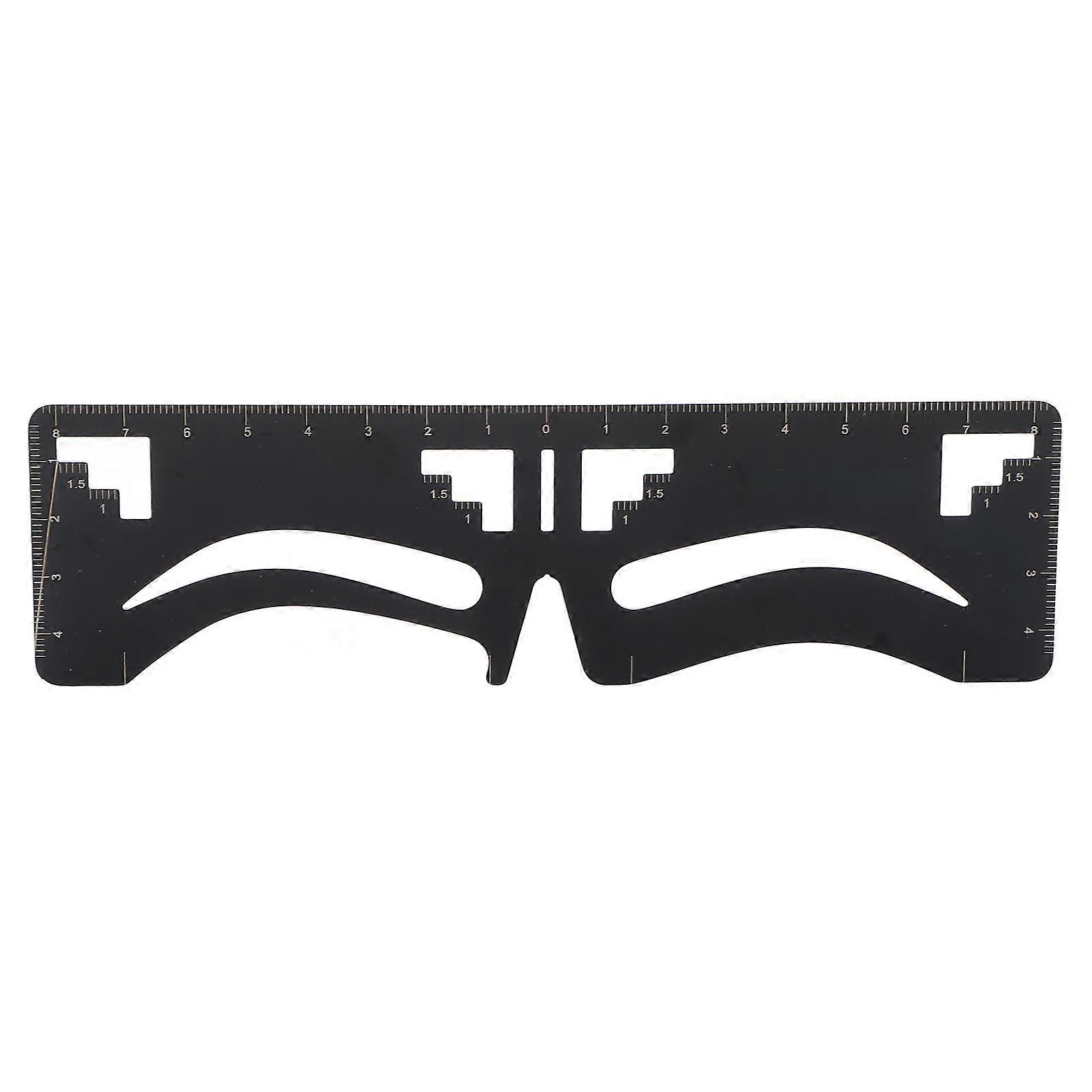 Eyebrow Ruler Three Point Positioning Design Eyebrow Measure nce Extension Ruler StencilEuropean Eyebrow
