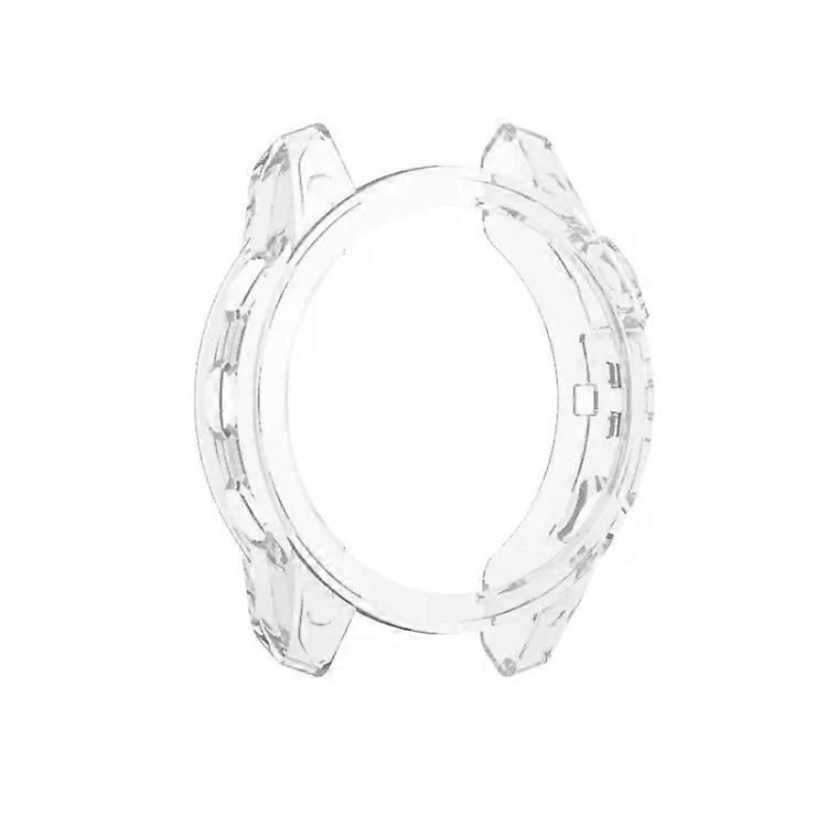 Garmin Fenix 7 Watch Case-TPU Half-Pack,Transparent Candy Color Transparent