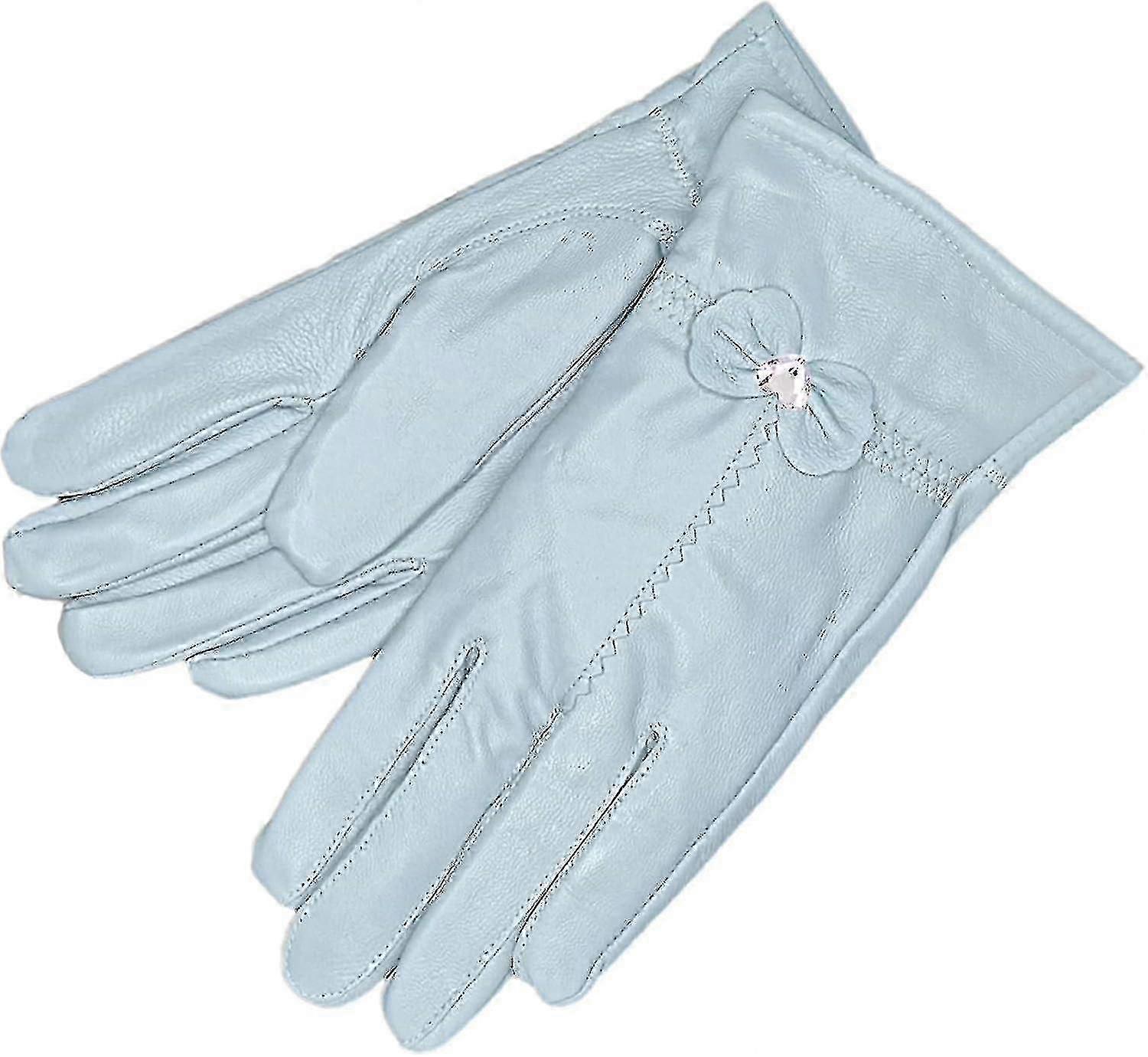 Damen Lederhandschuhe Winter Warm Echtes Lammfell Gefüttert Fahrhandschuhe Premium Y2-2025