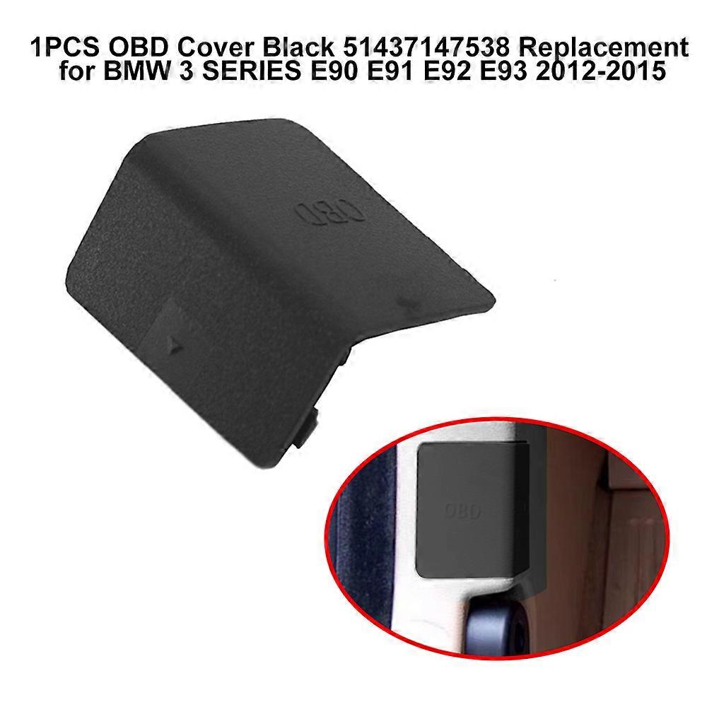 OBD Cover Black 51437147538 Replacement for BMW 3 SERIES E90 E91 E92 E93 2012-2015 for Left Driver