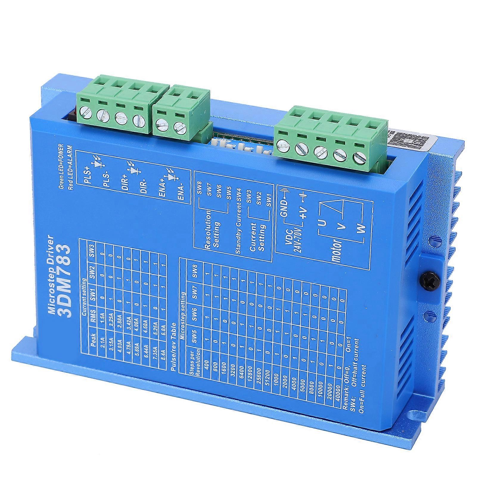 3 Phase Stepper Motor Driver 3DM783 Controller Board Module Industrial Engine Tool DC 24‑60V