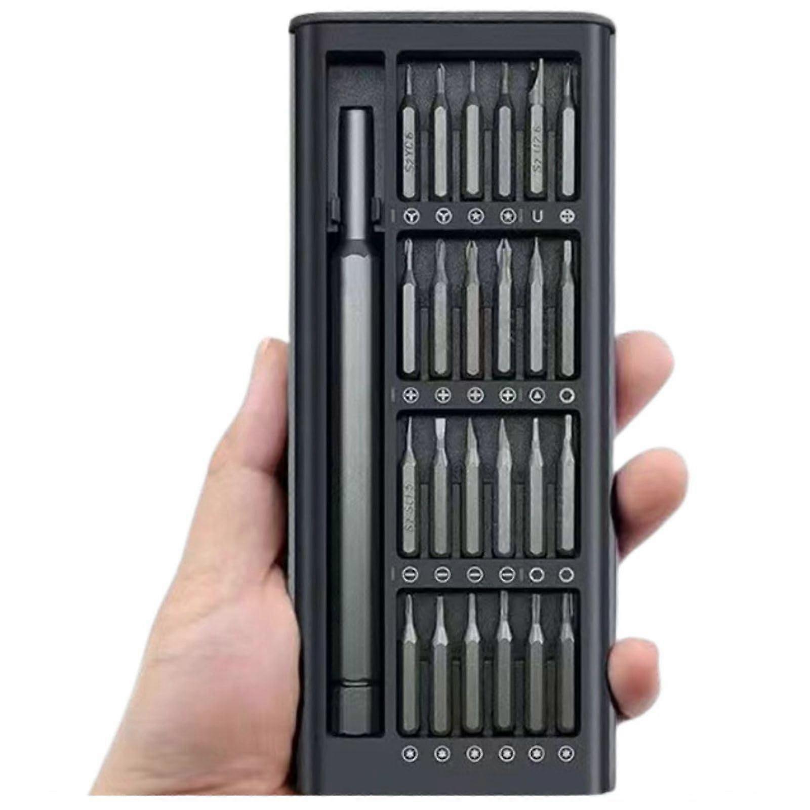 25-Piece Small Sensitive Screwdriver Set for Telephones, Computers, Laptops, and MacBooks - Rulman Celik Tools