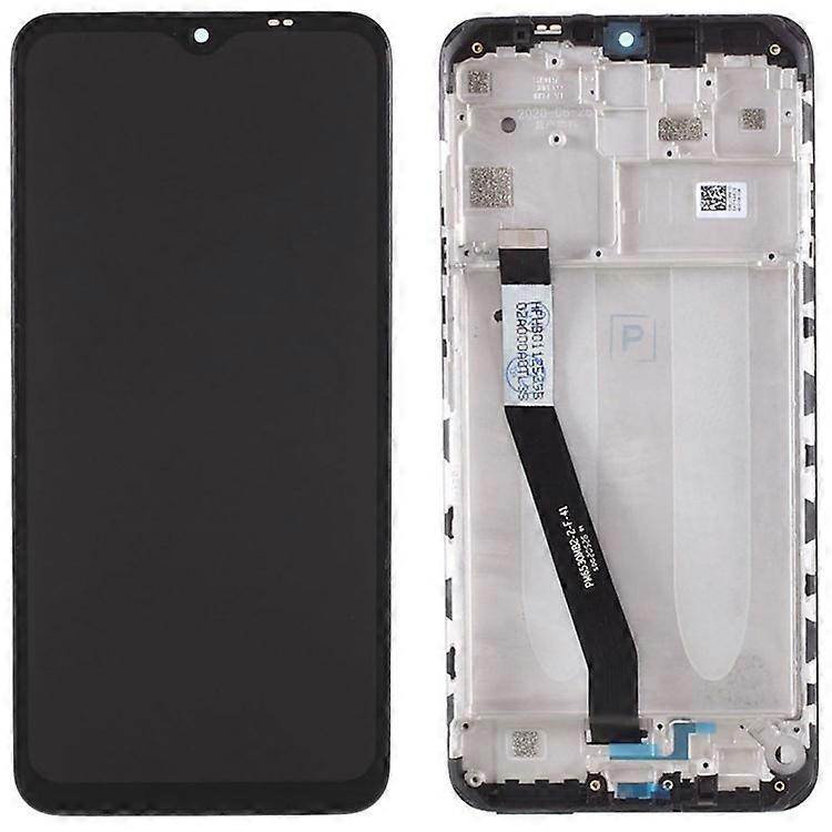 Compatible For Xiaomi Redmi 9 Grade C LCD Screen and Digitizer Assembly + Frame Replacement Part (without Logo)