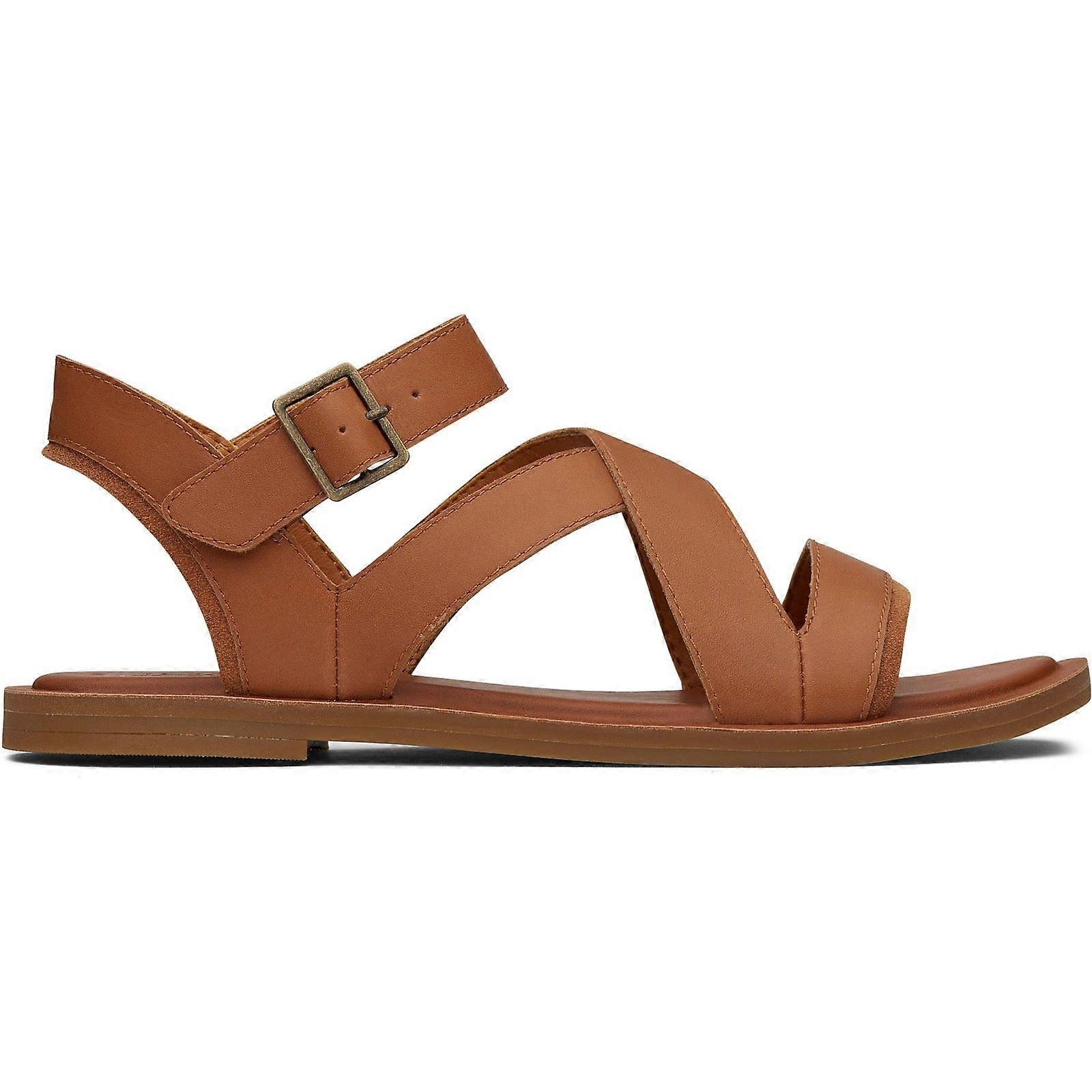 TOMS Sloane Tan 100% Cow 女性凉鞋女士 Summer-8