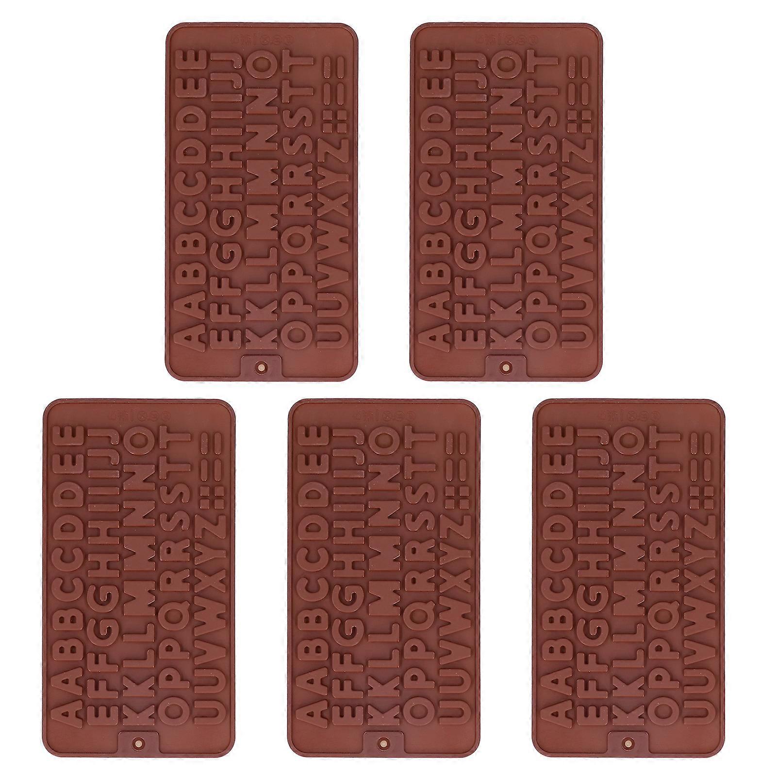 5Pcs Cute Shape Baking Mold Silicone Chocolate Pudding Cake Mold for Kitchen Home