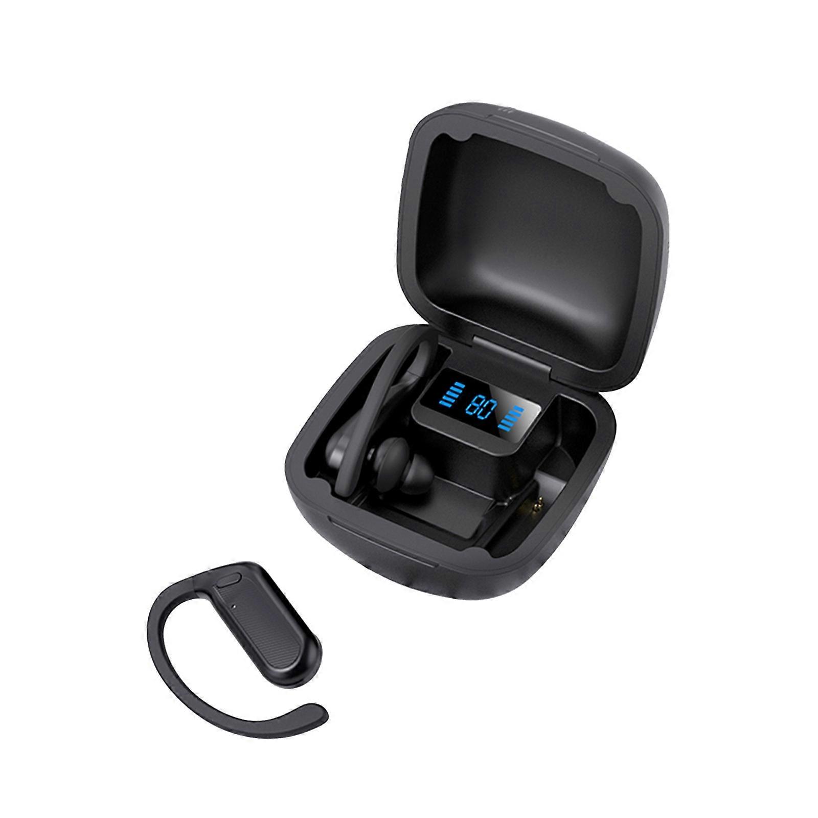 A10 Bluetooth Sports Ear Hook Headset With Digital Display Charging Box