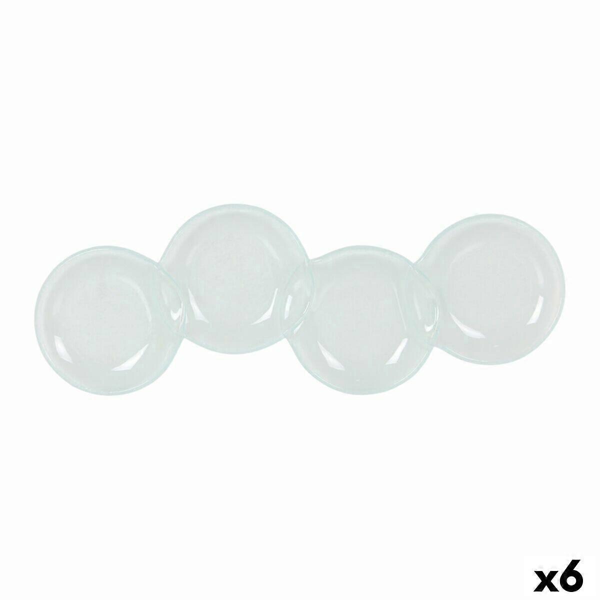 Snack-Tablett 37 x 11 cm (6 Stück)