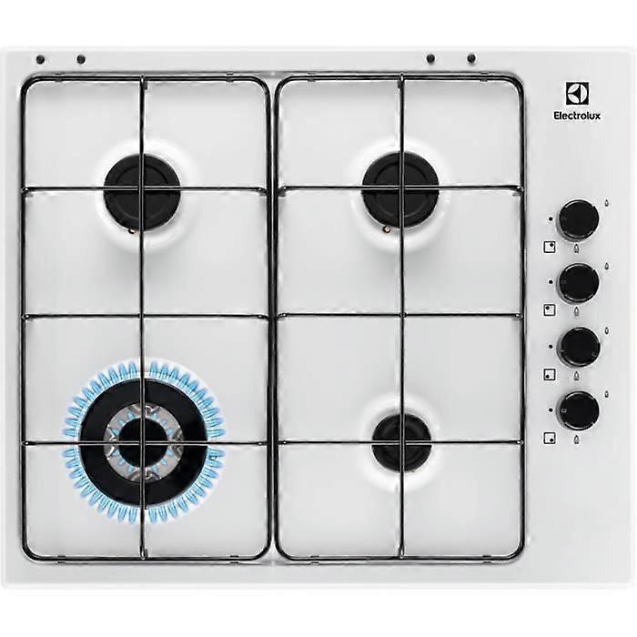 Electrolux EGS6414W Encastrable Cuisinière à gaz Acier inoxydable Blanc 1000 W Rectangulaire