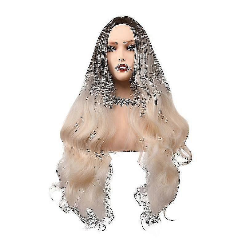 Women's Wig With Medium Gradient Dyed Long Curly Hair