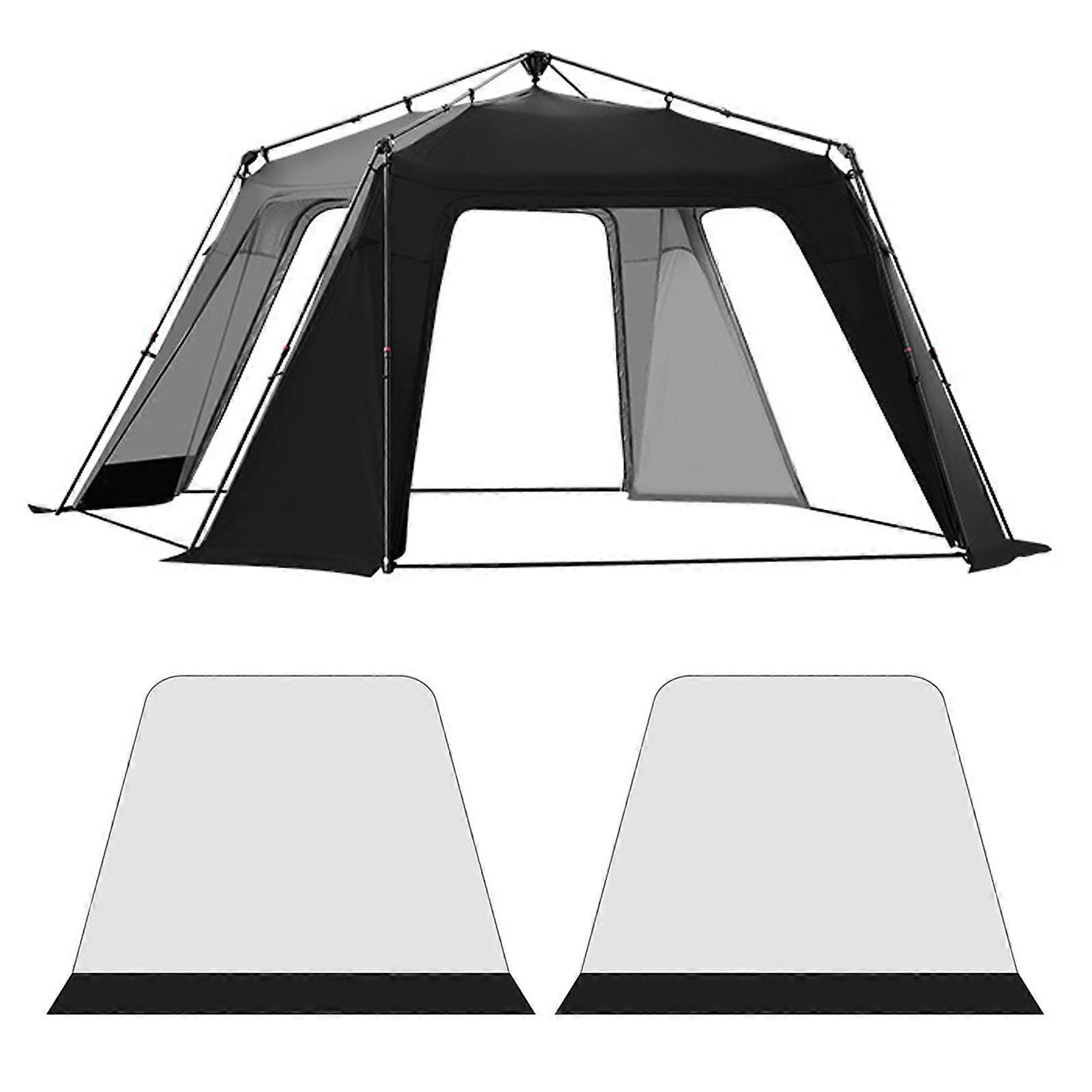 2pcs Door Net for Canopy Tent Dome Canopy Camping Sun Protection Waterproof Canopy