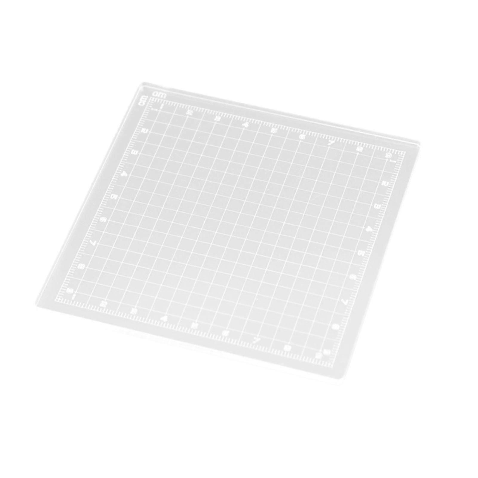 Clay Board Polymer Clay Mat Measurement Stamp Plate Tool Making Clay Crafting Mat Clay Sculpture Tool for Smoothing Beginners