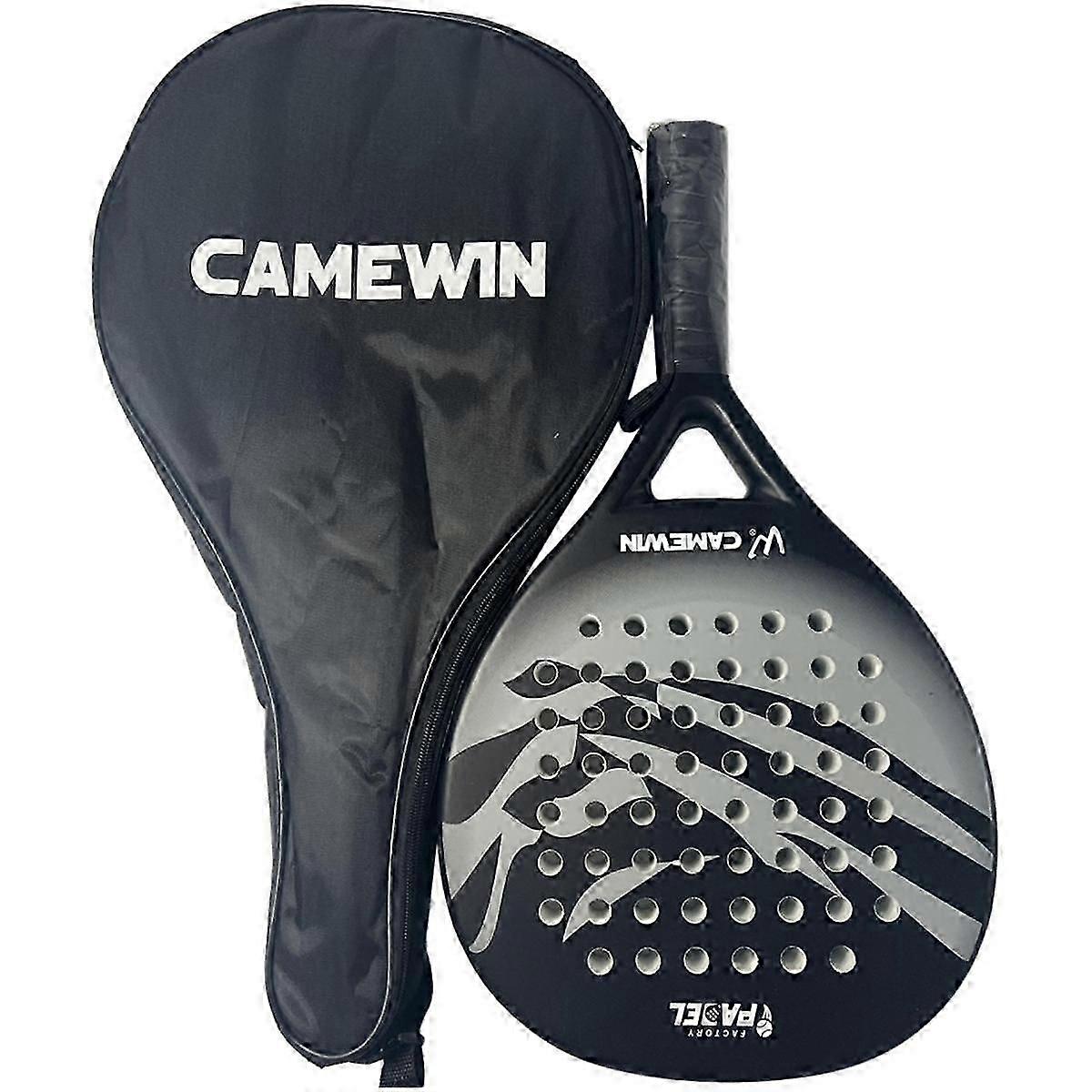 Padel Racket Beach Tennis Carbon Fiber EVA Face Tennis Paddle ρακέτα ρακέτα με τσάντα Padle