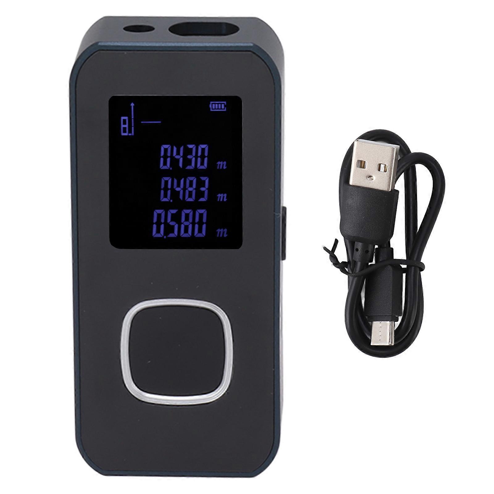 Handheld Laser Measure Tool Mini Infrared Measuring Instrument for Area Window Height Sofa Size