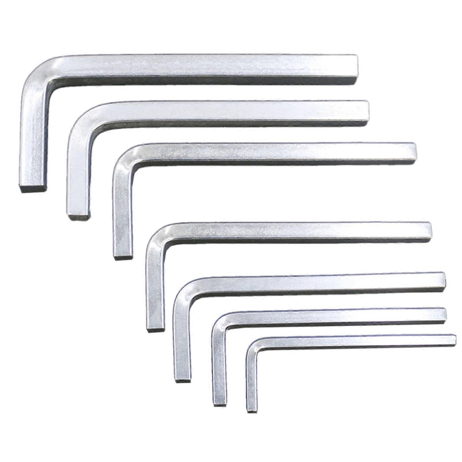 3-10mm L Shape Square Head Wrench Square Key 4 Point Wrench Screwdriver Set for Tighten Square Screw Wrench