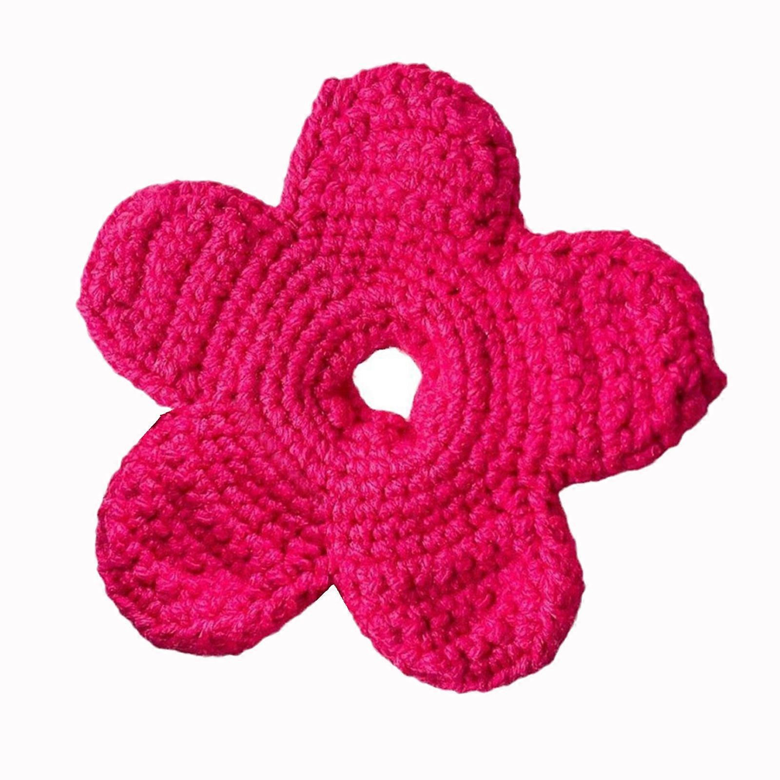 Elastic Hair Rope Yarn Oversized Flower Shape Novelty Bun Ponytail Holder for Lady Girls Photo Props