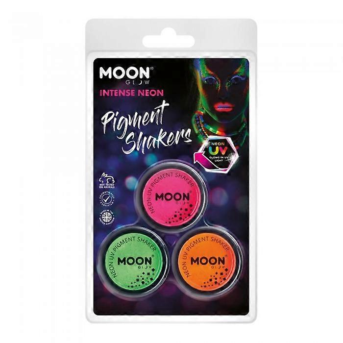 Moon Glow Intense Neon UV Pigment Powder (Pack of 3)
