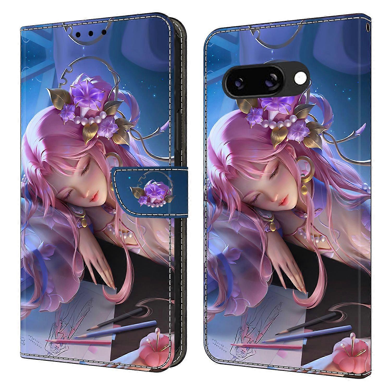 For Google Pixel 9a Wallet Case Pattern Printing Stand Leather Flip Phone Cover