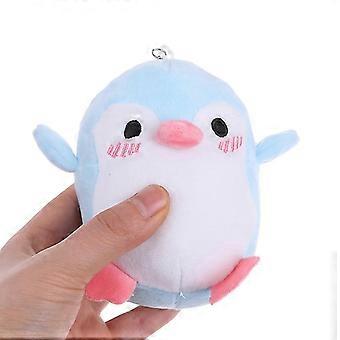 PC willekeurige kleur Mooie 12CM Pinguïn Gevulde Pluche Speelgoed Baby Kid's Gift Sleutelhanger Pluche Speelgoed Pop