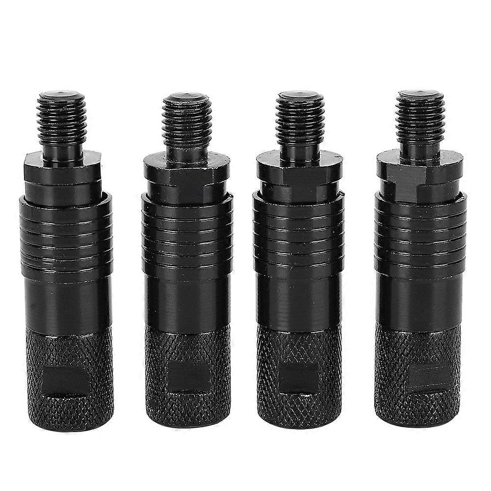 Fishing Rod Pod Connector Quick Release Adapter, 4-Pack Fishing Alarm Arm Adapter, 2 Colors Compatible with Bite Alarms