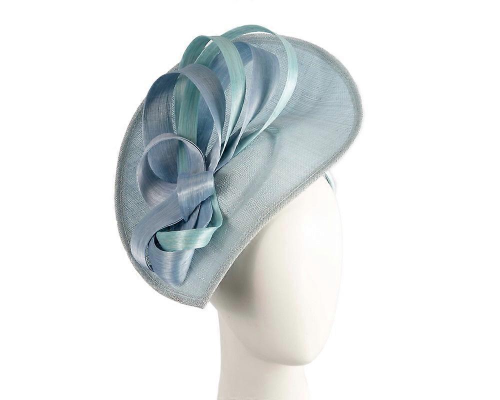 Max Alexander MA960LBL 设计的大号浅蓝色 sinamay fascinator