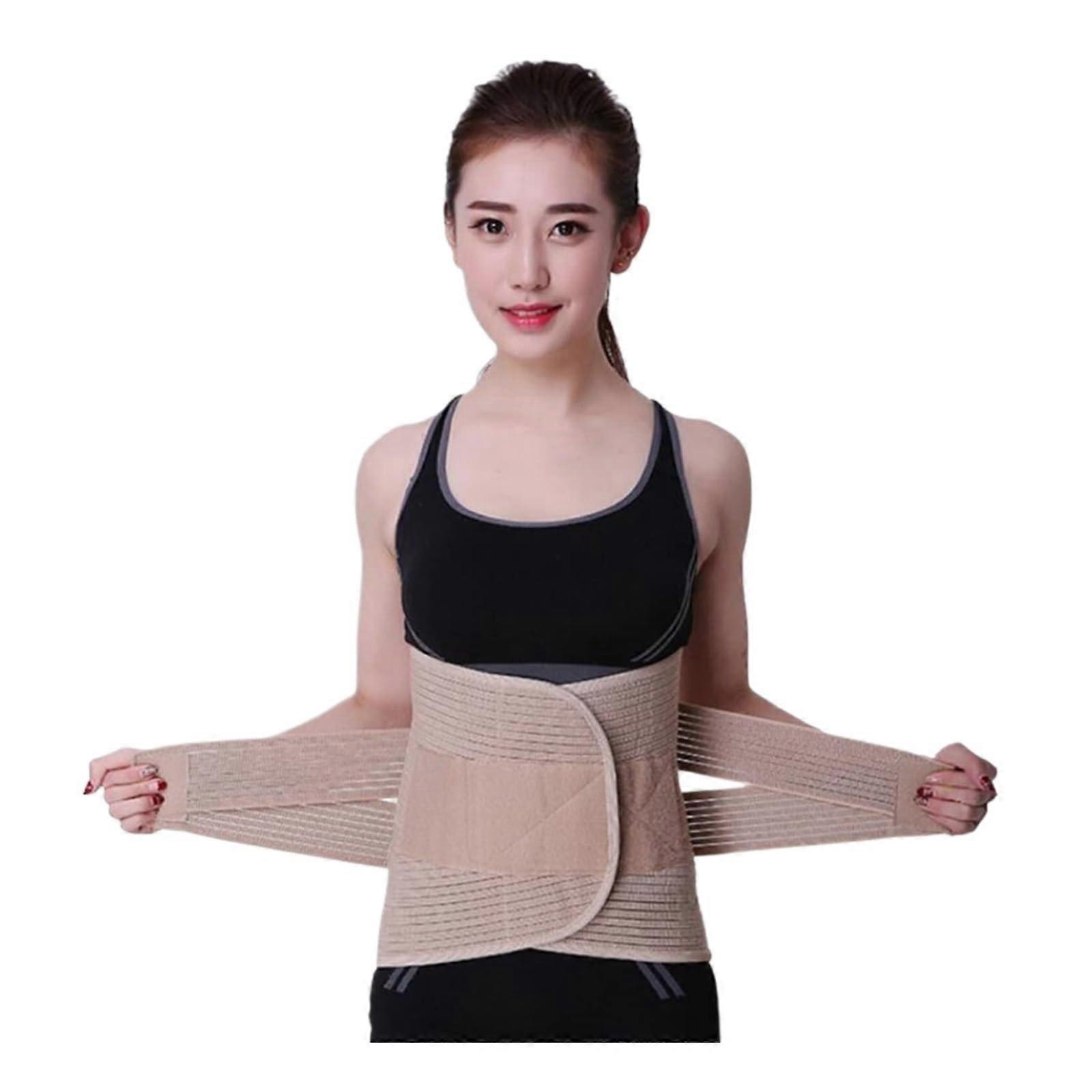 Expand the back belt to correct the back posture, breathable lumbar corset belly away M Brown