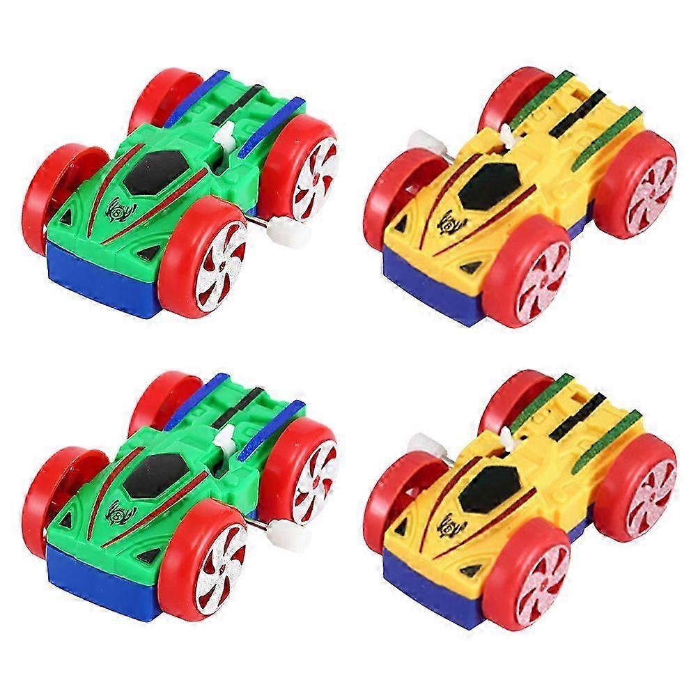 4 Pcs Car Toys Babies Mechanism Car Toy Push Go Vehicle Mini Car Toy Birthday Party Favors
