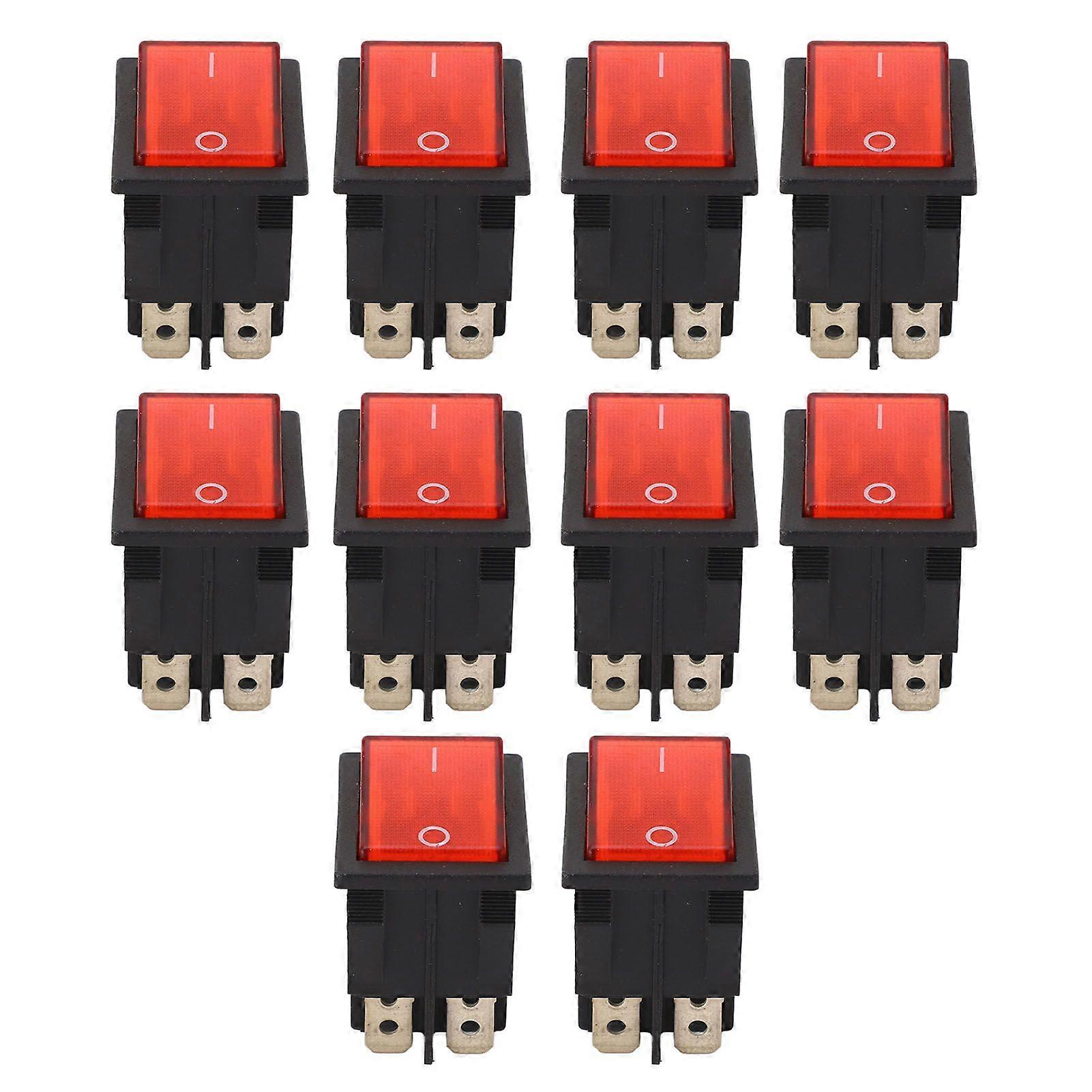 High quality (10 pieces) Square rocker toggle switch ON/OFF 2-position 4-pin