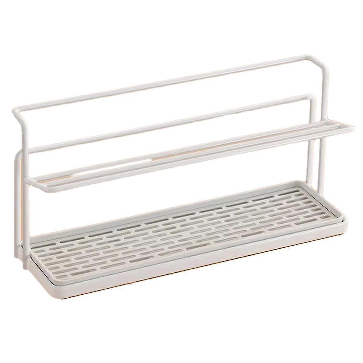 Bottle Drying Rack, Space-Saving Two-Tier Design for Bottles,Tray for Kitchen Sink Countertop Storage