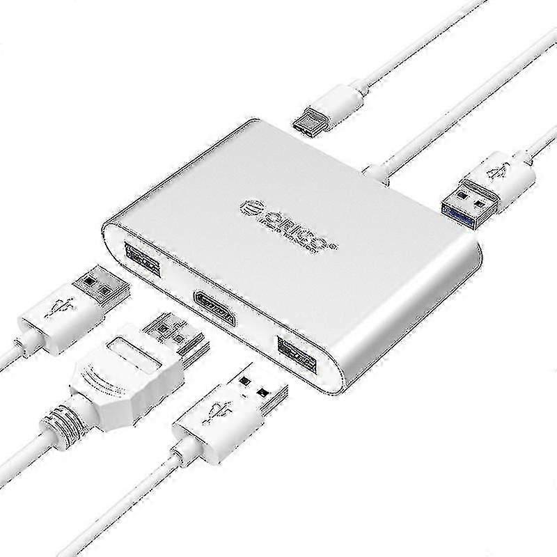 Computer Accessory Sets Orico Rch3a Usb-c Type-c To Hdmi Usb-c Type-c 3xusb-a Type-a Converter