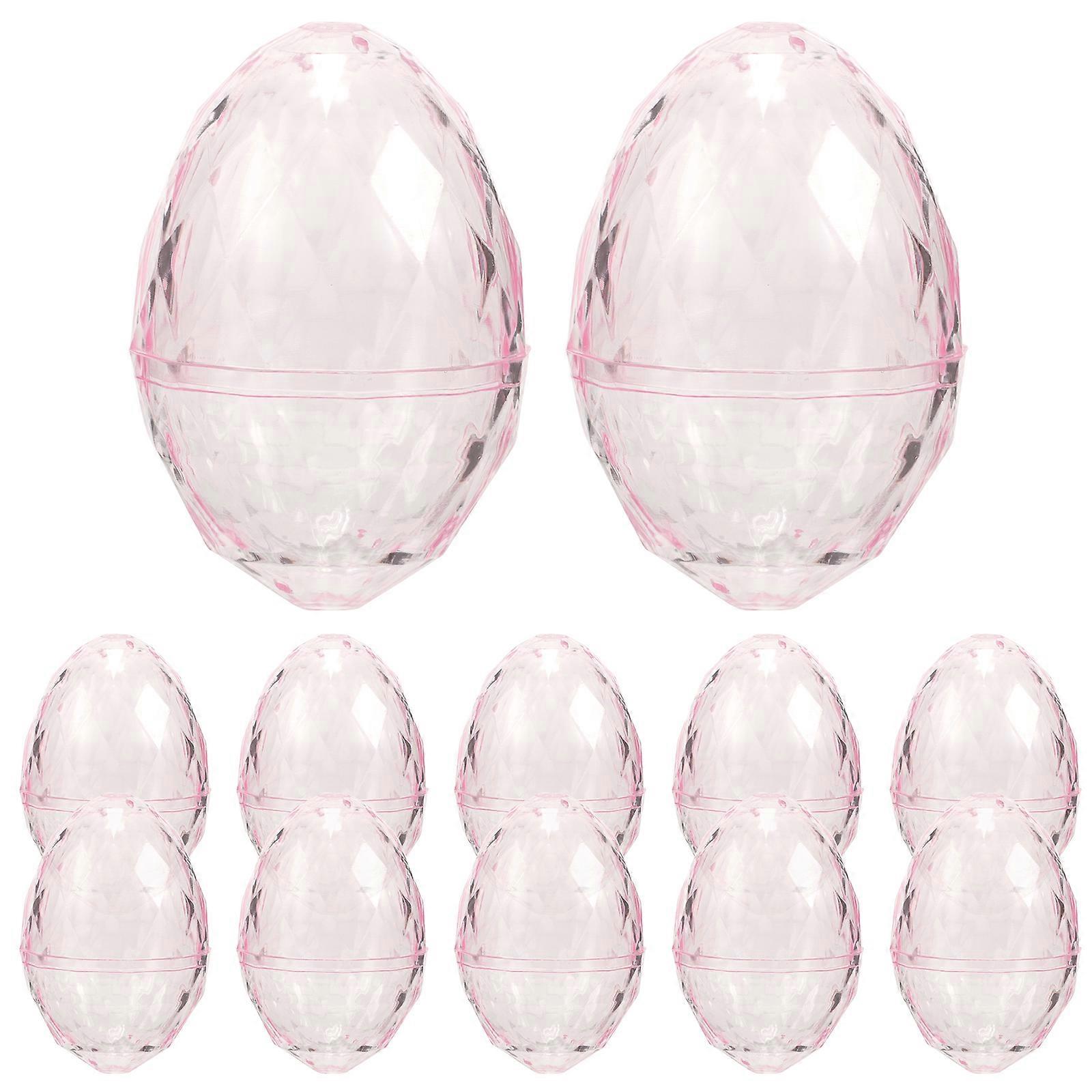 Decorative Clear Egg Boxes for Holiday Treats and Presents