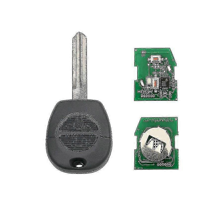 2 زر 433 ميجا هرتز استبدال مفتاح التحكم عن بعد متوافق مع نيسان باترول ، نافارا ، إكس تريل ، ميكرا ، الميرا
