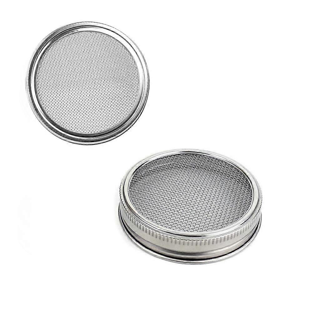 Wide Mouth Jar Sprouting Lids, Supporting Multiple Uses from Soaking to Straining