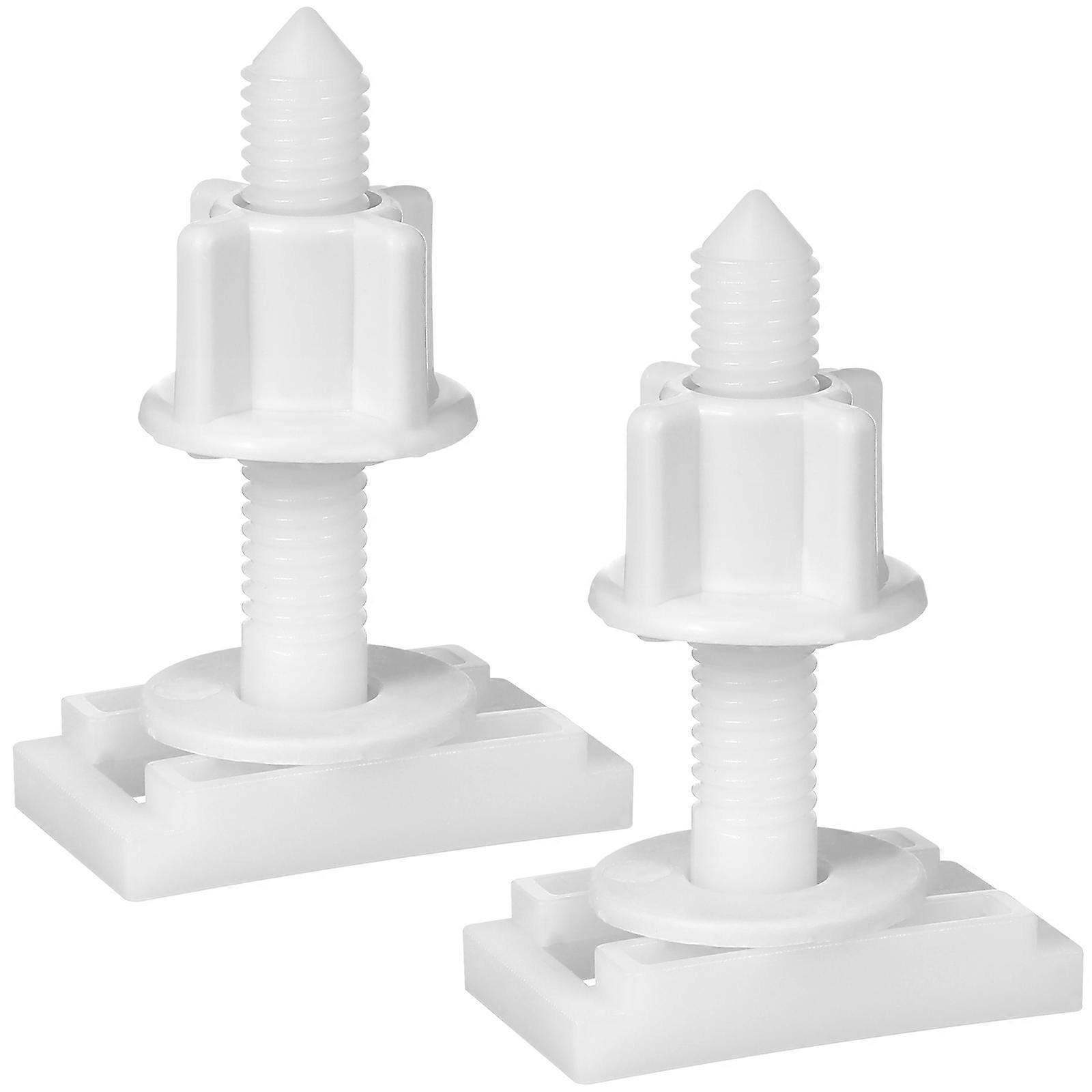 Screw Kit for Toilet Seats, Includes Bolts Nuts and Washers for Longevity