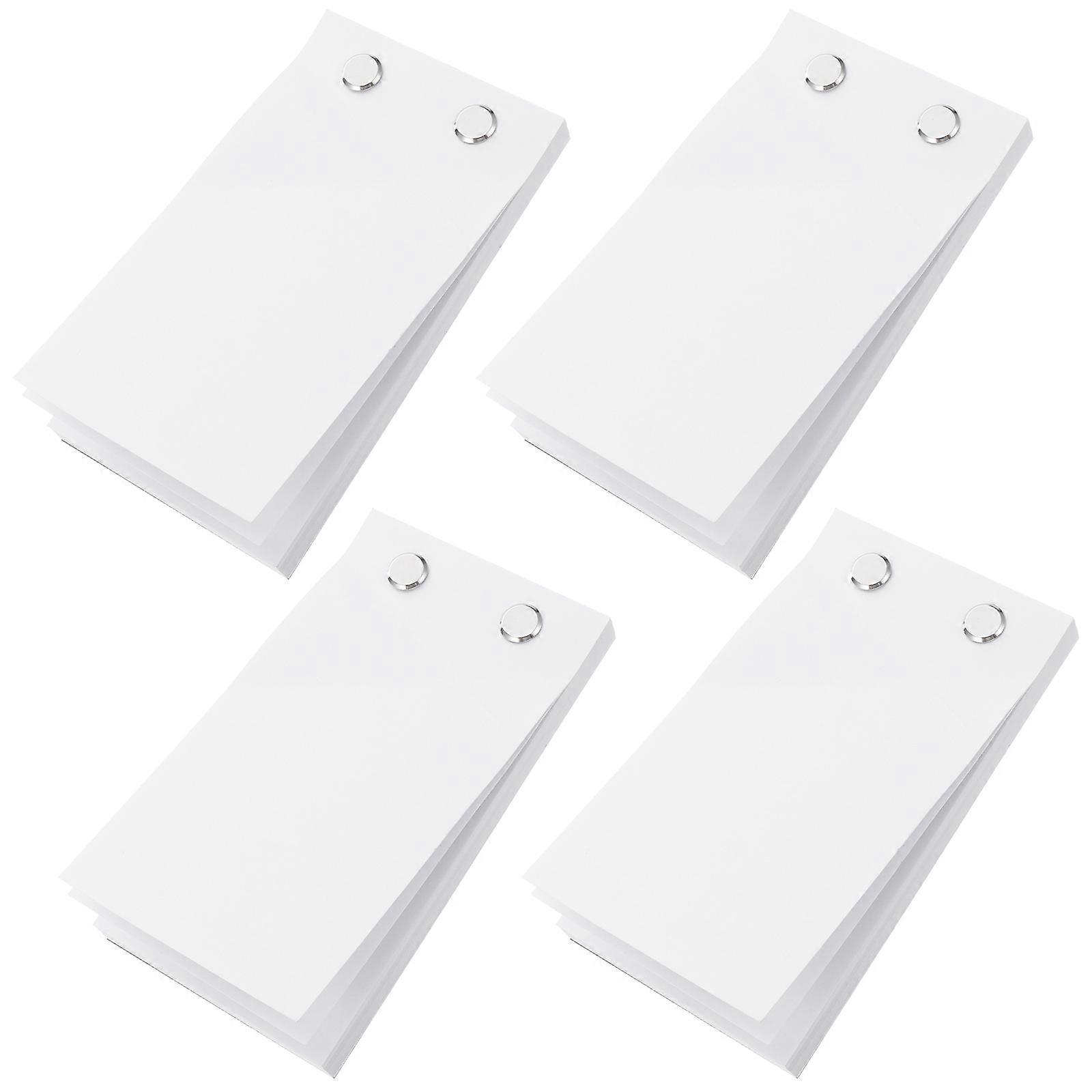 Detachable Note Paper Plain Paper Notebook For present Giving Families Classmates 6.5X11.5CM Portable Memo Tool 4Pcs