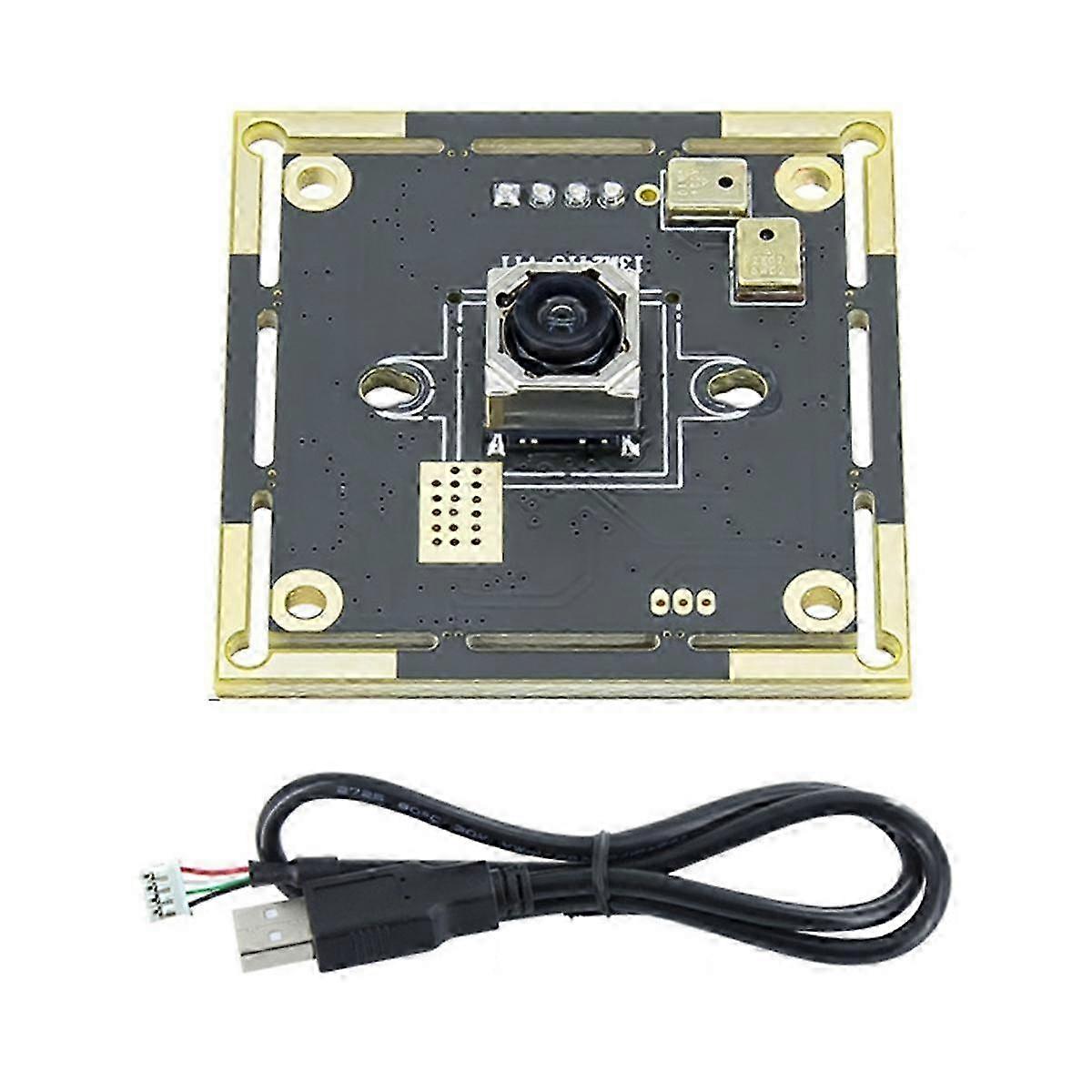 13MP USB Camera Module 120 No Distortion Auto Focus Camera Module 4160x3120 OV13B10 Built-in Mic f