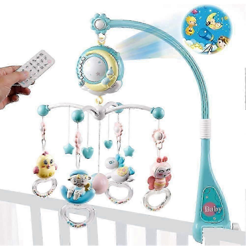 Baby Musical Crib Mobile with Timing Function Projector and Lights - pink