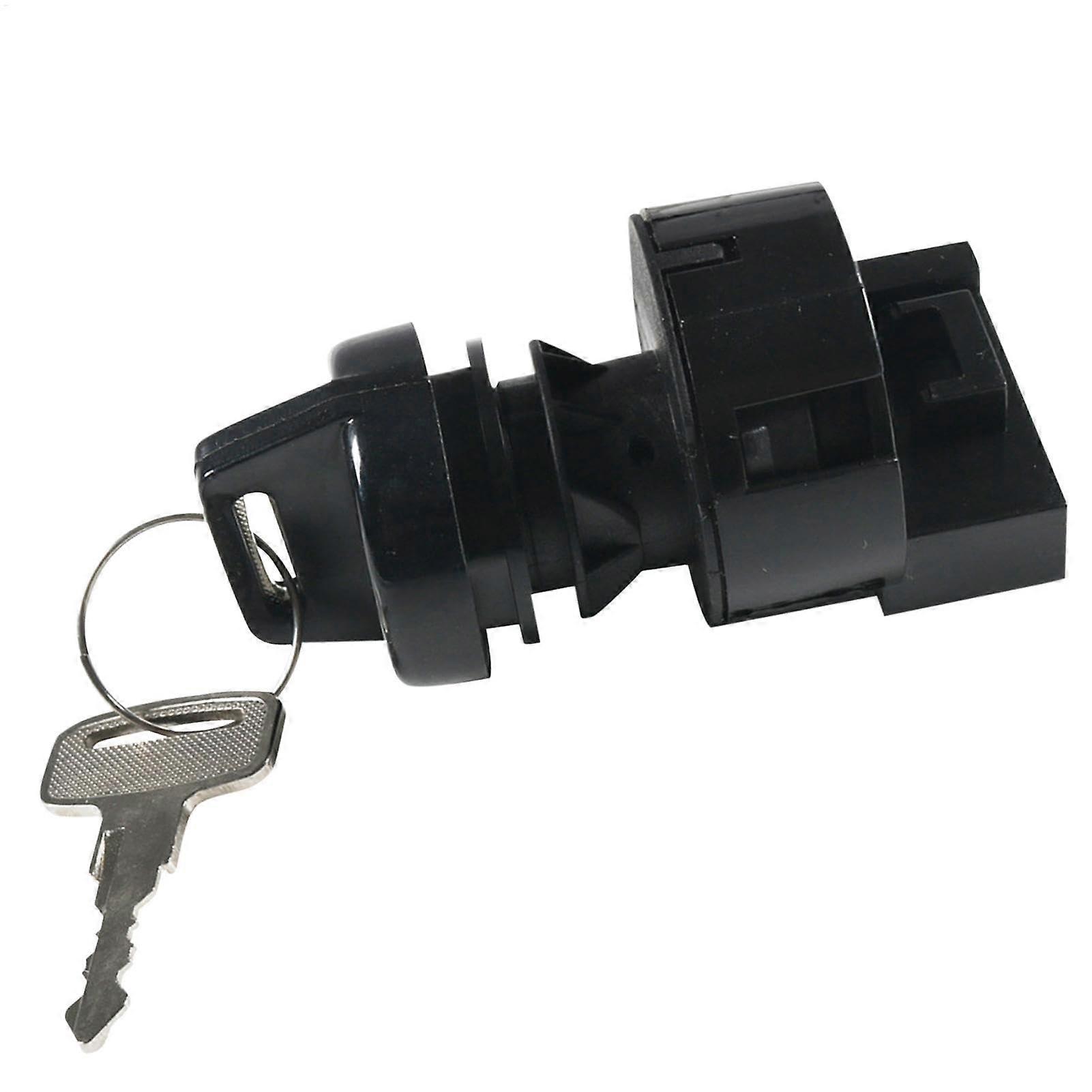 Ignition Lock Cylinder with Key - 6 Pin Starter Key, 3 Position Switch, Dustproof Starter Parts for Automotive Accessories
