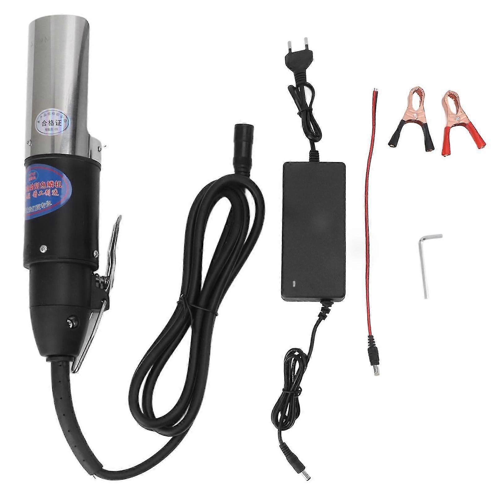 Automatic Electric Fish Scale Remover Household Tool with 100-240V EU Plug