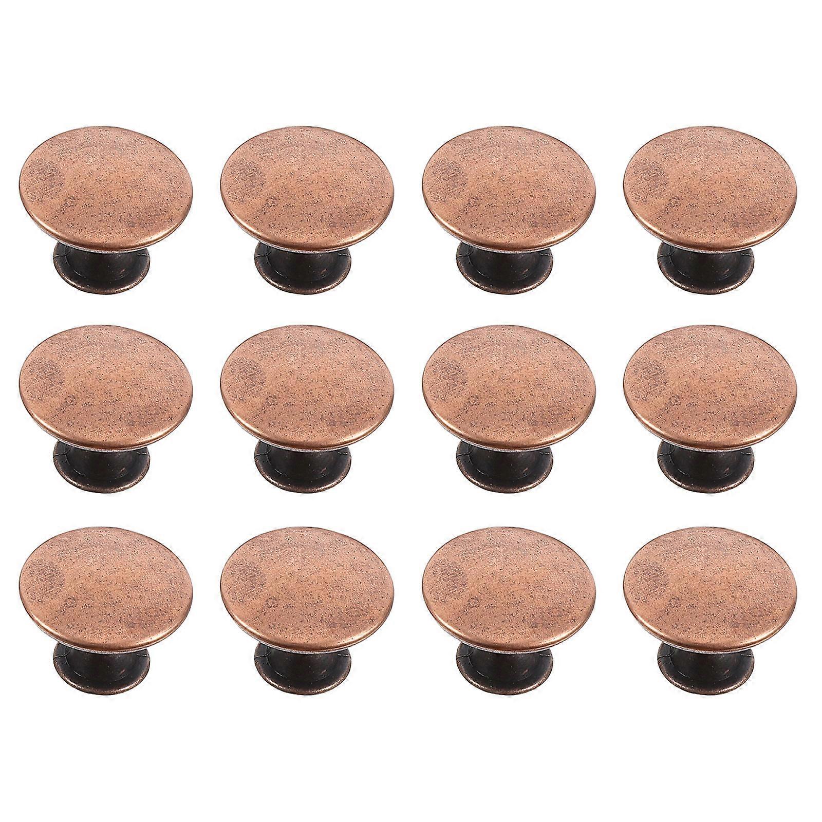 Kitchen Cabinet Door Knobs Wardrobe Drawer Knobs Homeowners Hollow Style Iron 12Pcs