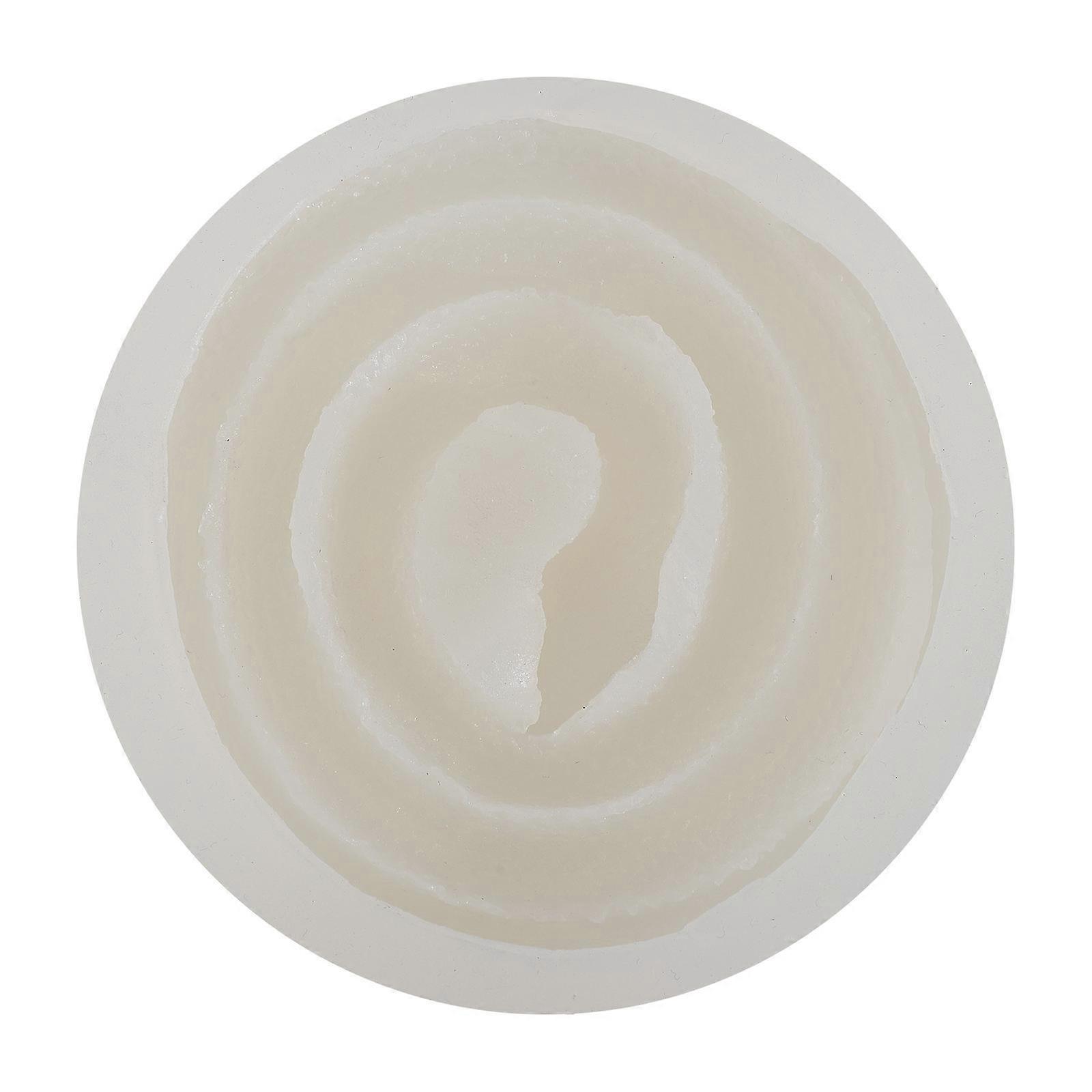 Silicone DIY Molds for Creative Coaster and Candlestick Making in Beige Color 7.87x5.12 Inches