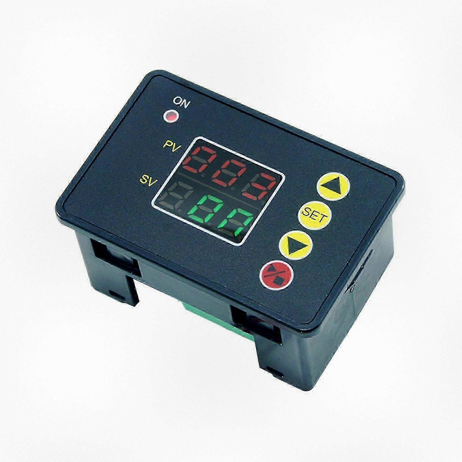 Digital Timer Relay Module with Dual Time Display for Electrical Control Circuits