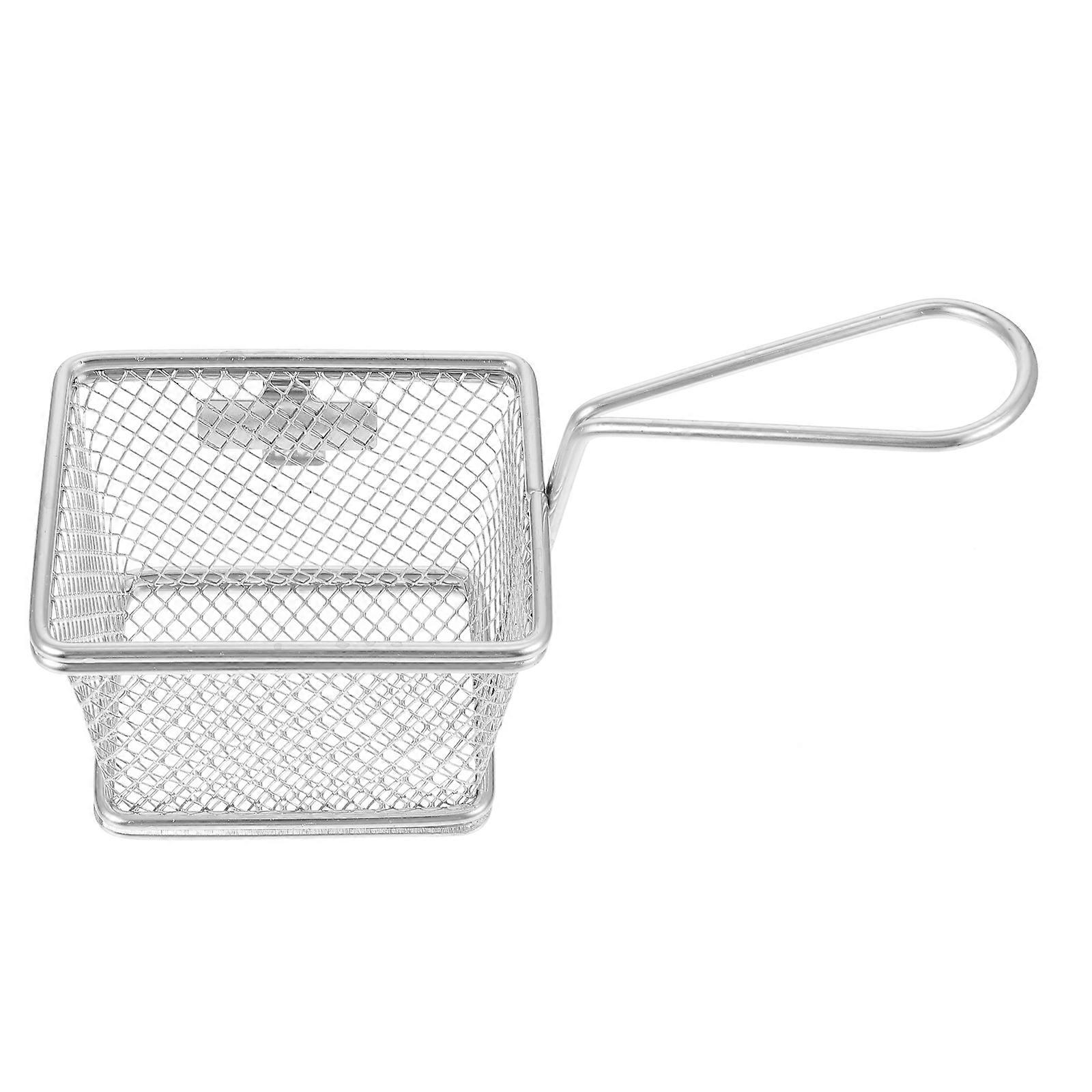 Stainless Steel Mesh Strainer Hot Pot Mesh Sieve Hot Pot Dining Silver 1Pack