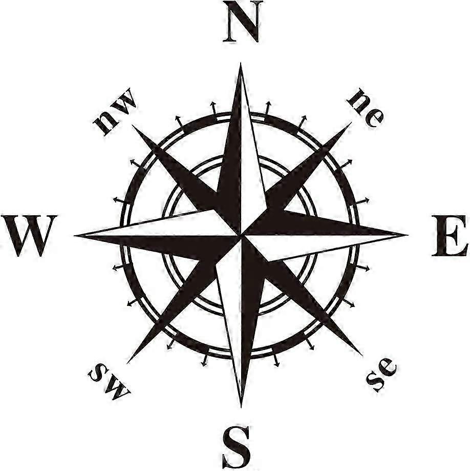 Compass Removable Wall Stickers Decals Decors